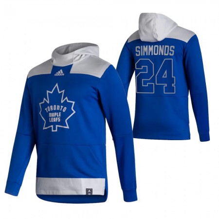Toronto Maple Leafs Wayne Simmonds 24 2020-21 Reverse Retro Sawyer Hoodie - Homem